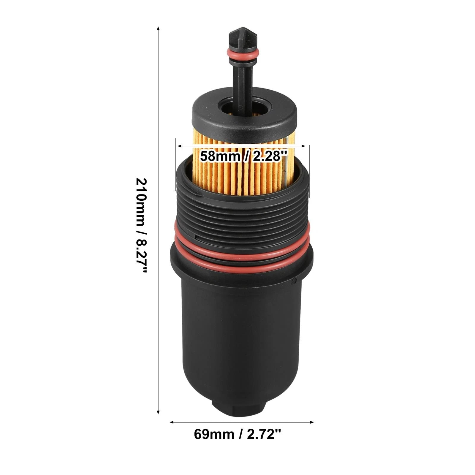 Engine Oil Filter Housing Cap Cover Replacement for Ford F150 (2015–2020)