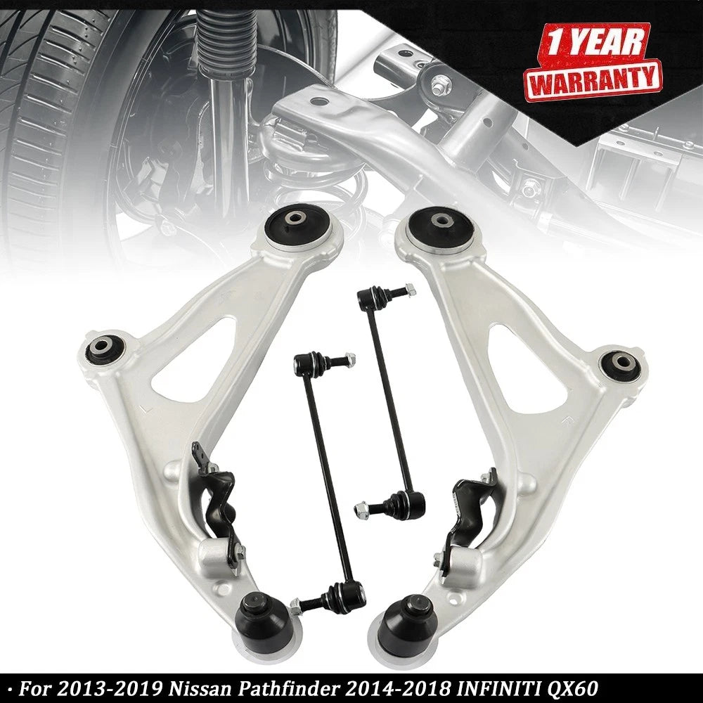 Control Arm w/ Ball Joint & Sway Bar Link for Nissan Pathfinder (2013–2019)