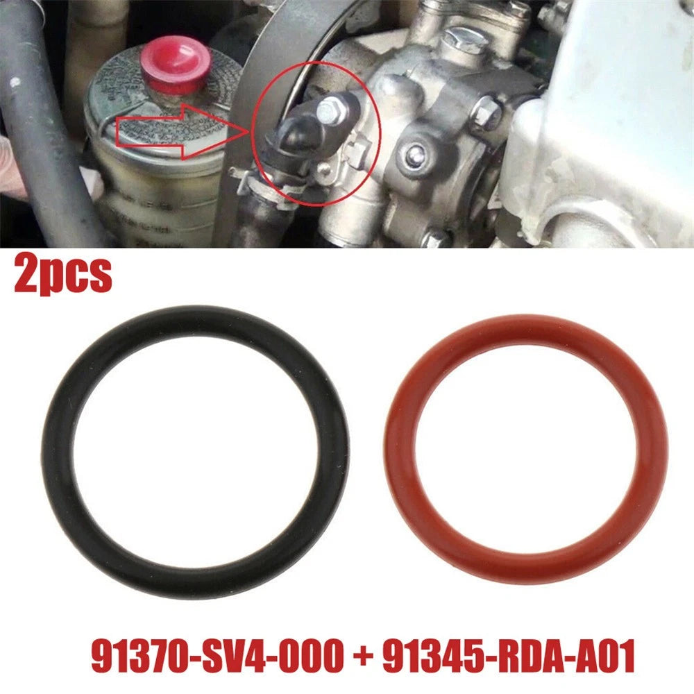 2X Power Steering Pump O-Ring for Honda Accord (1994–2007) Acura RDX (2007–2011)