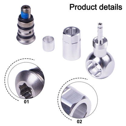 Aluminium Banjo Fitting with M5 Bolt for XOD Disc Brakes