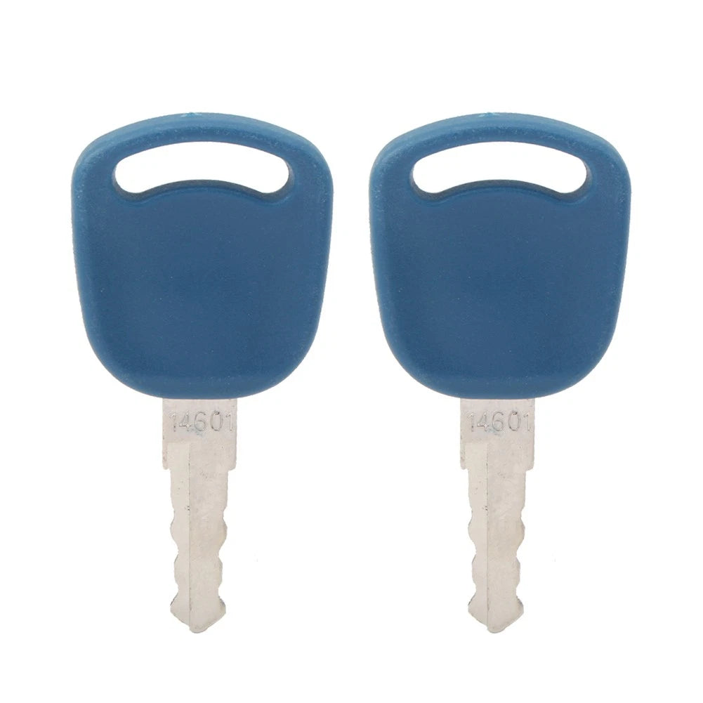 2X Ignition Key for New Holland Tractor (82003267) & Case IH Ford