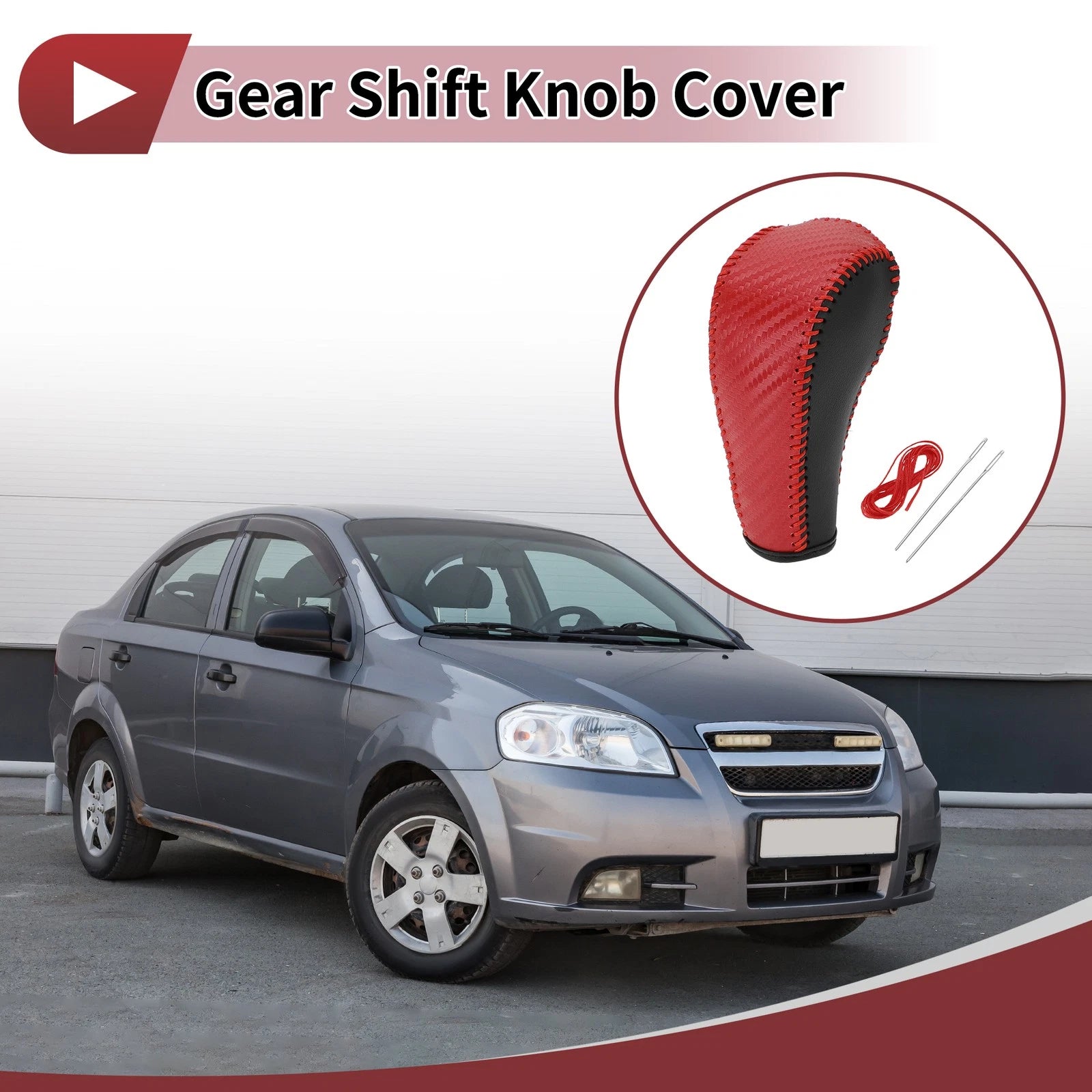 Gear Shift Knob Cover Faux Leather for Chevrolet (2012–2020)