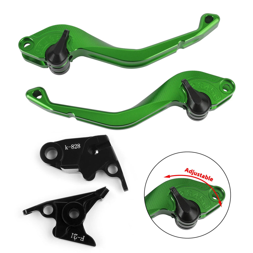 CNC Short Clutch Brake Lever for Kawasaki Z750 (2007–2012), Z800 (2013–2016) T9