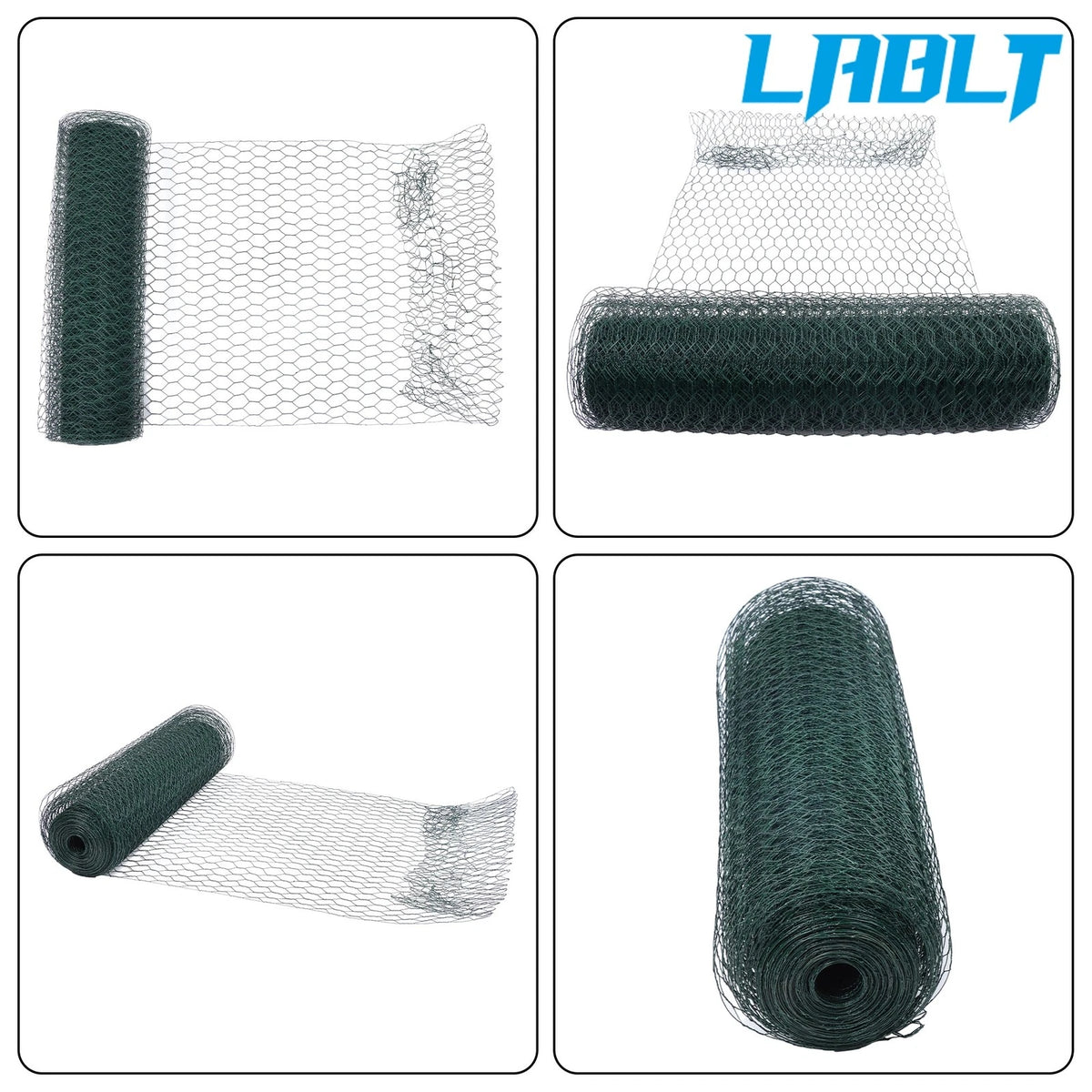 Rectangular Hexagonal Iron Wire Fence Net 24In x 100FT Mesh Fencing