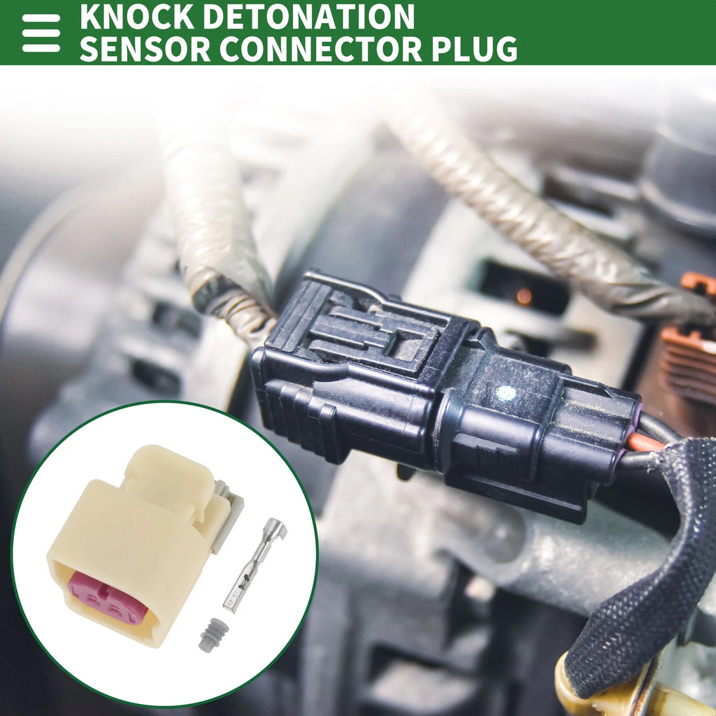 2 Pin Knock Detonation Sensor Connector Plug for Chevy