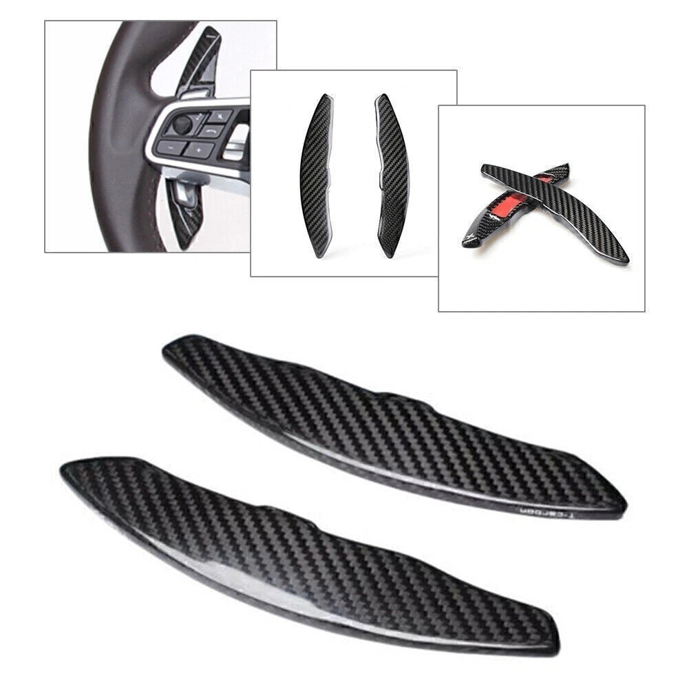 2X Steering Wheel Shift Paddle Extensions for Porsche Macan Cayenne 718 (2014–2023)