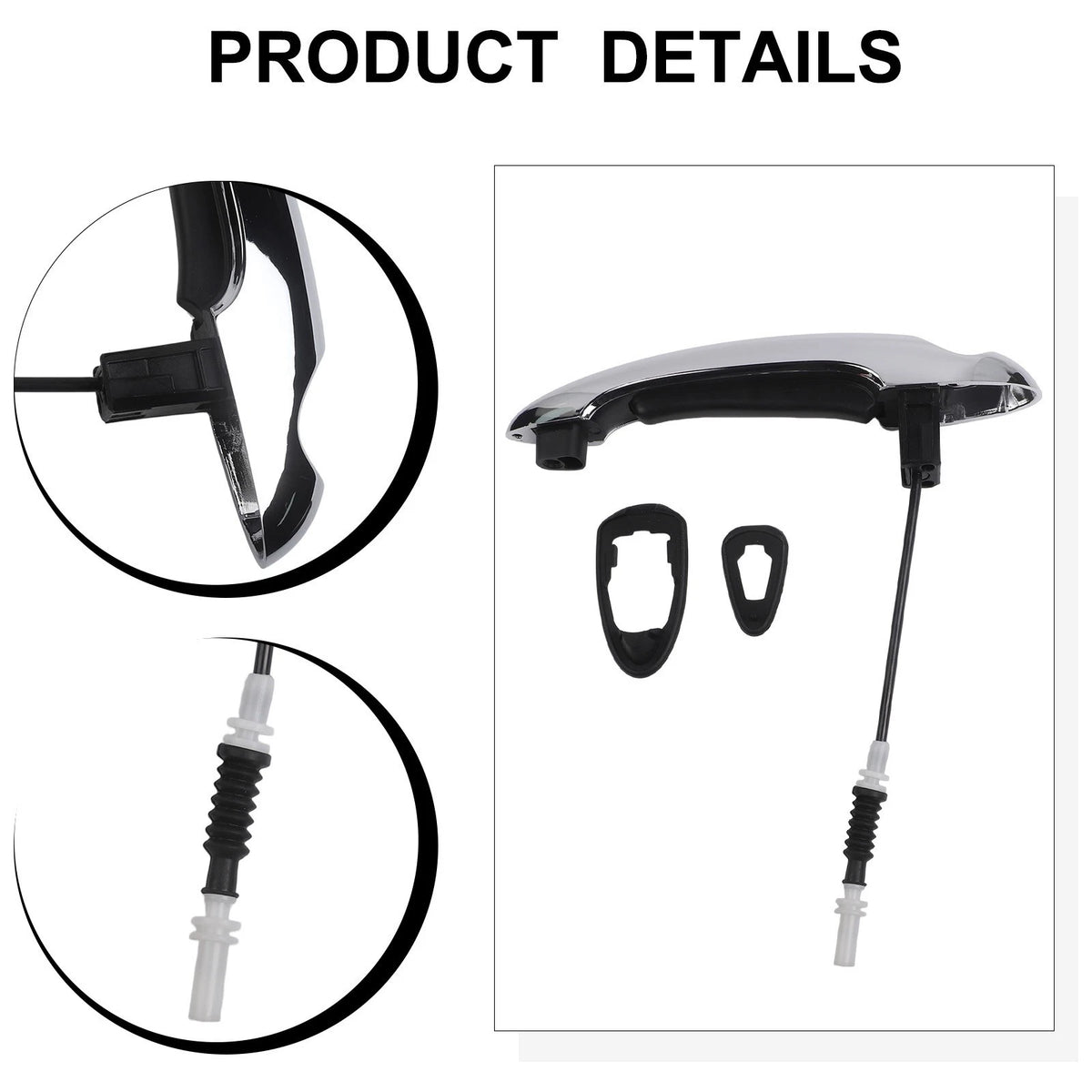 Front Door Handle with Cable for Mini Countryman (2010–2016)