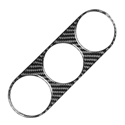 Black Carbon Fiber Air Conditioning Switch Panel Trim for Dodge Challenger (2008–2014)