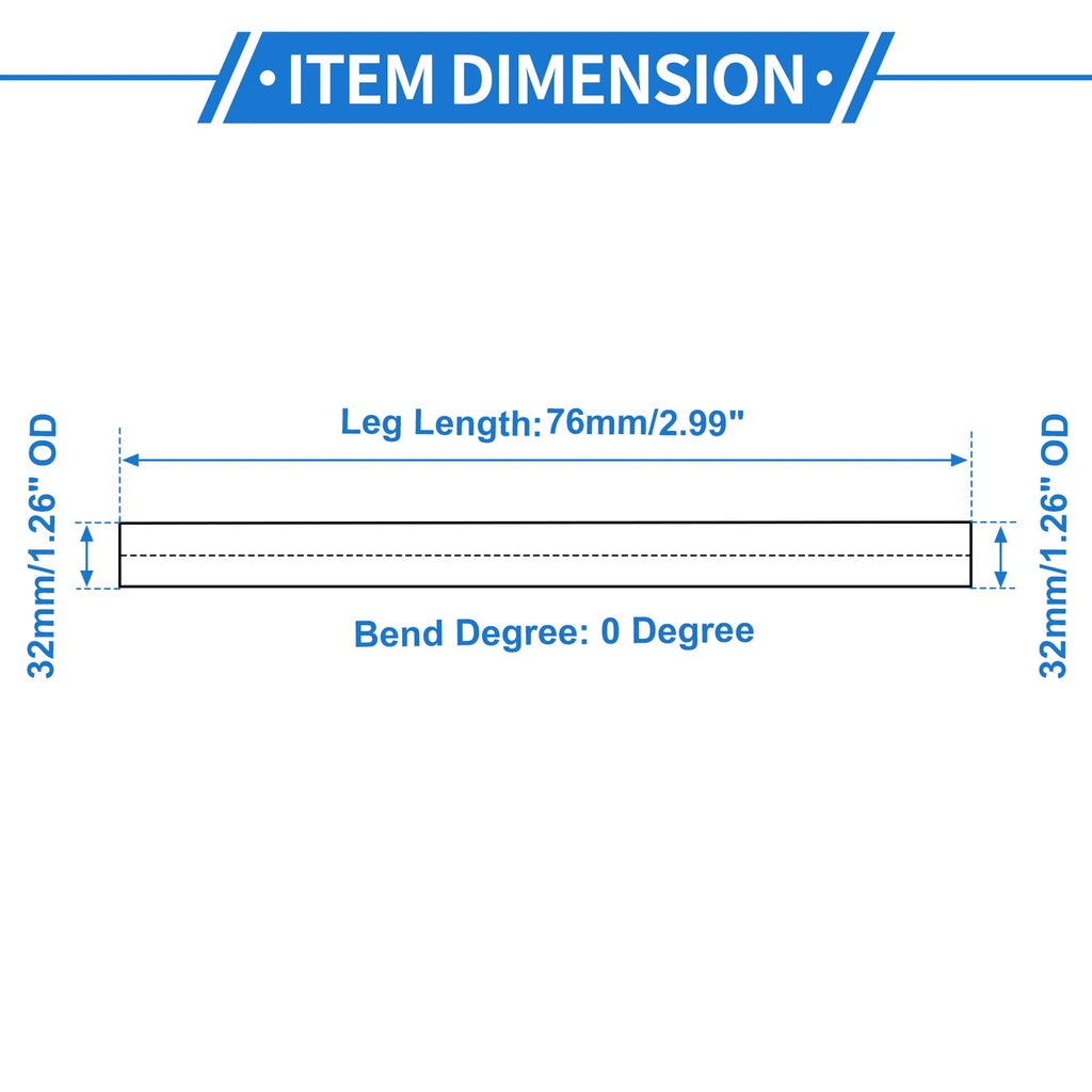 Intercooler Pipe 1.26" OD 3" Length for