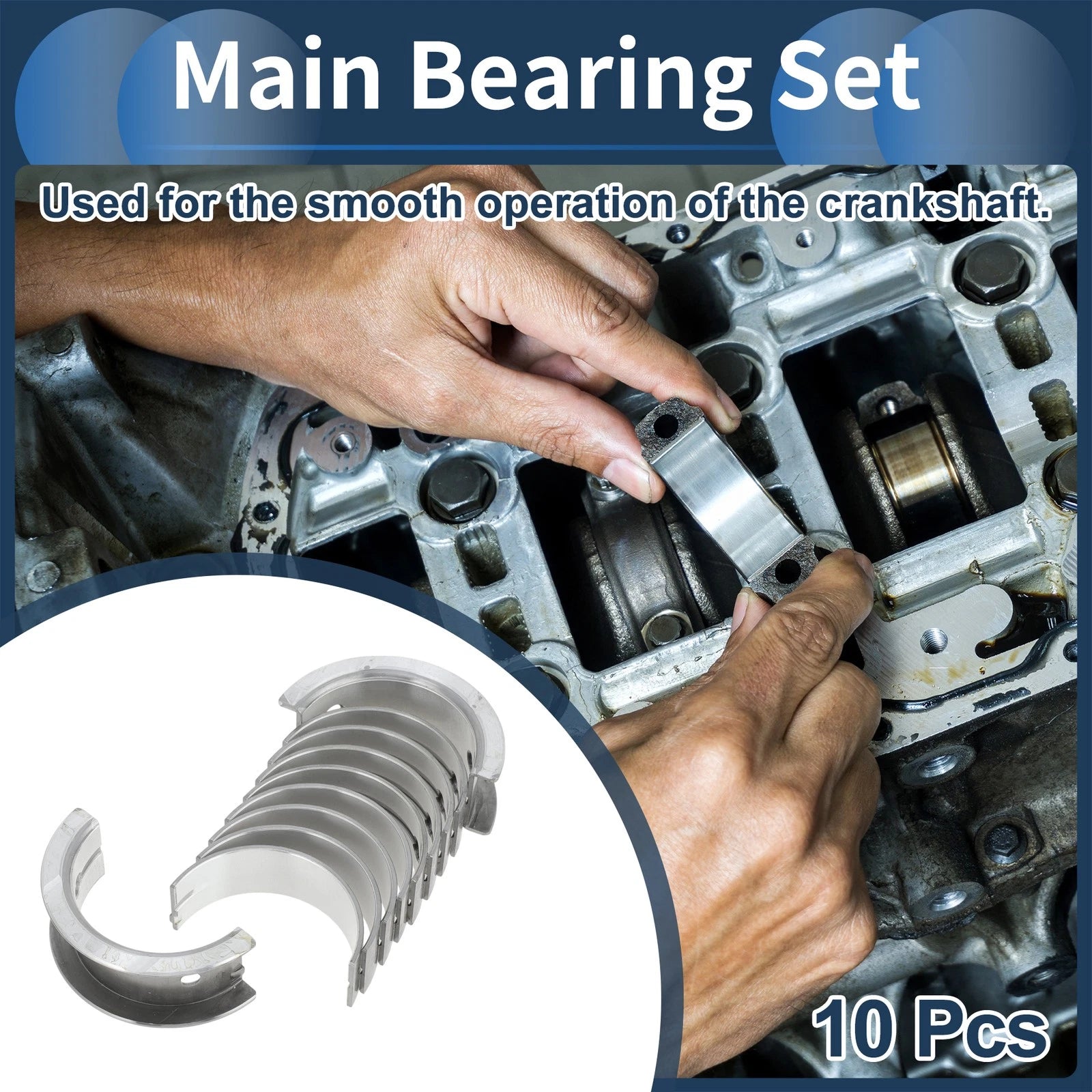 Main Bearing Set for Mitsubishi Galant (1969–1988)