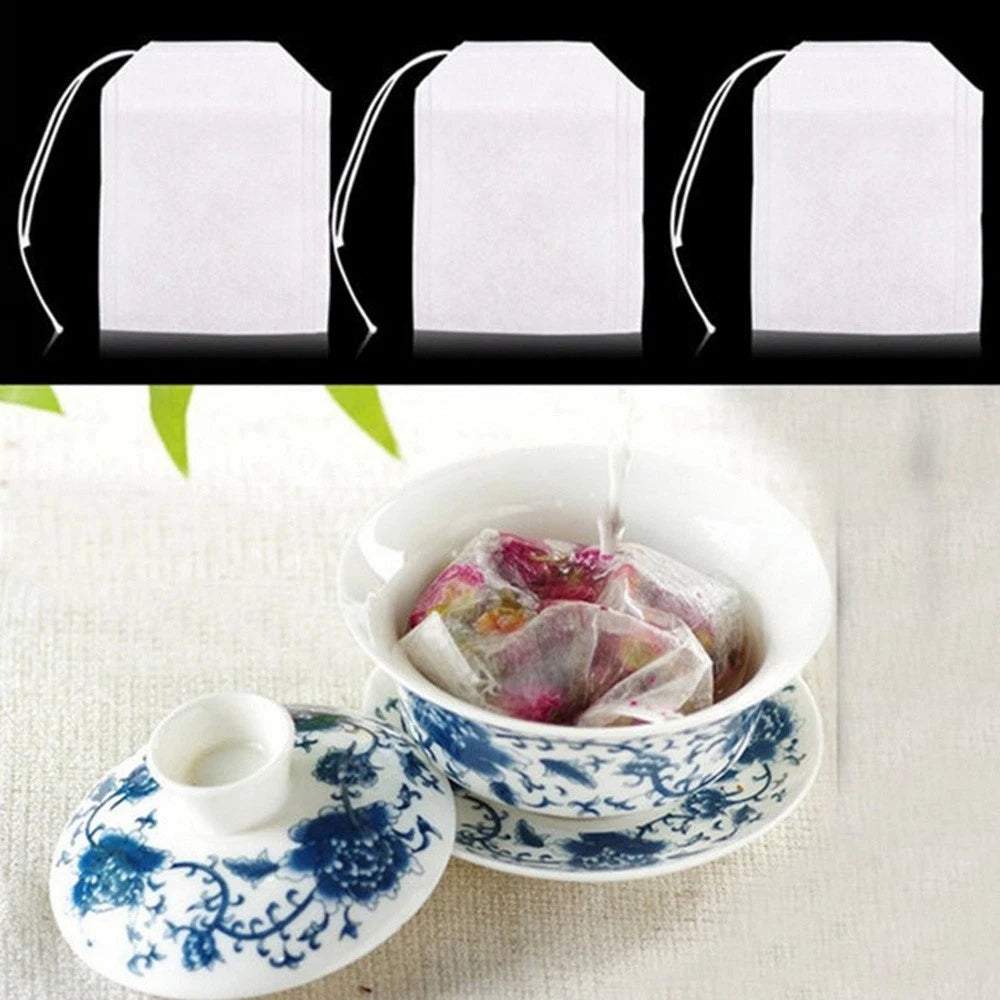 2X Disposable Filter Tea Bags for Heat Replacement Accessories