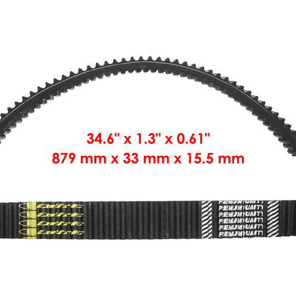Drive Belt Replacement for Suzuki LT-A450X LTA450X Kingquad 450 (2007–2010)
