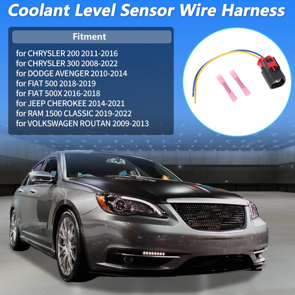 Coolant Level Sensor Connector Replacement for Chrysler 200 (2011–2016)
