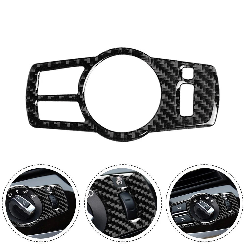 Switch Panel Cover Trim for BMW 5 Series (2011–2017) Carbon Fiber