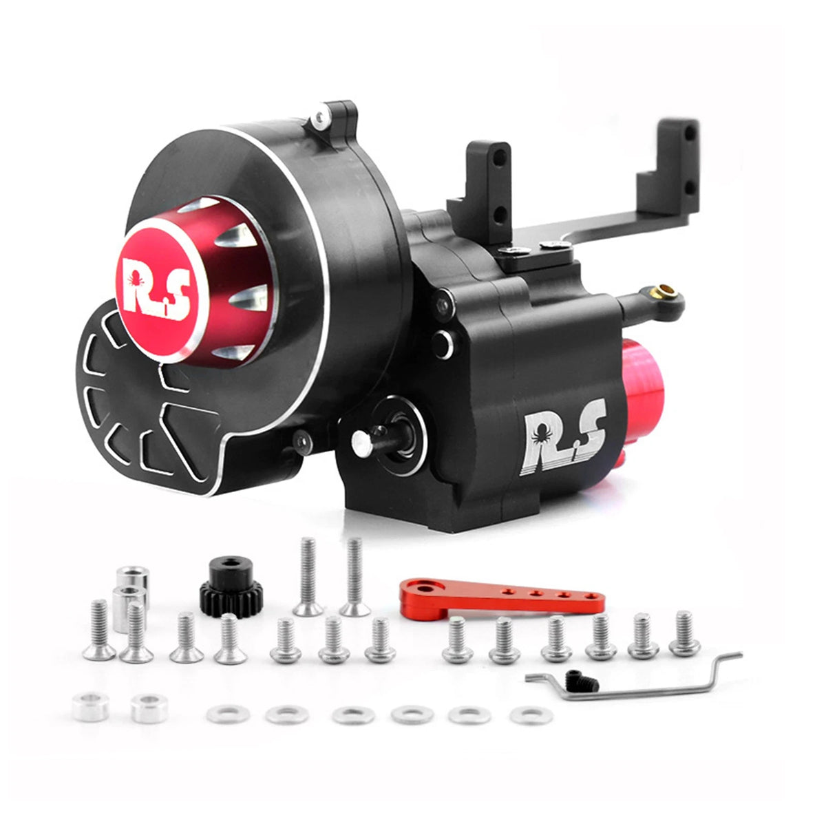2 Speed Shiftable Transmission Gearbox for Axial SCX10/SCX10 II/SCX10 III (1/10)