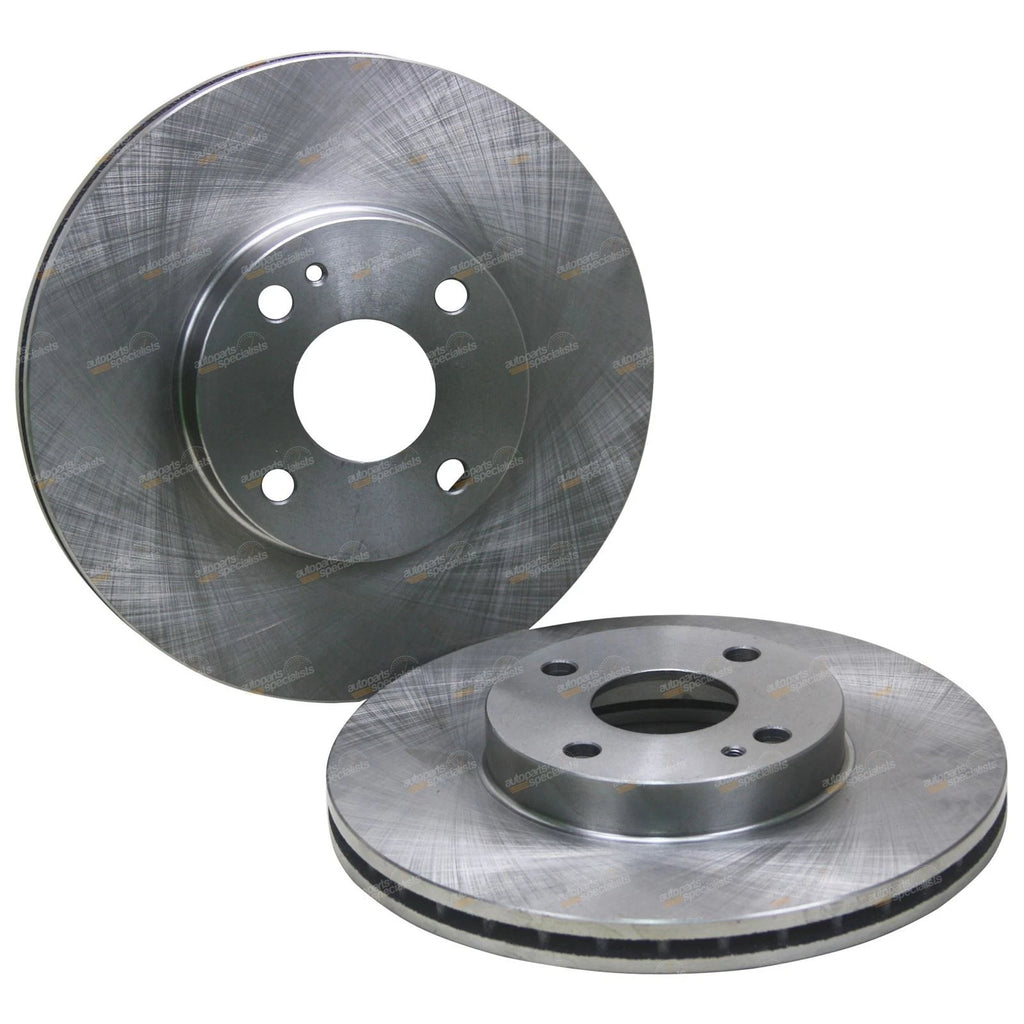 2 Front Disc Brake Rotors Pair for Eunos 30X (1992–1997) K8 1.8L V6