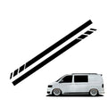 Side Stripes Stickers for Campervan (230x12CM) Black Decals