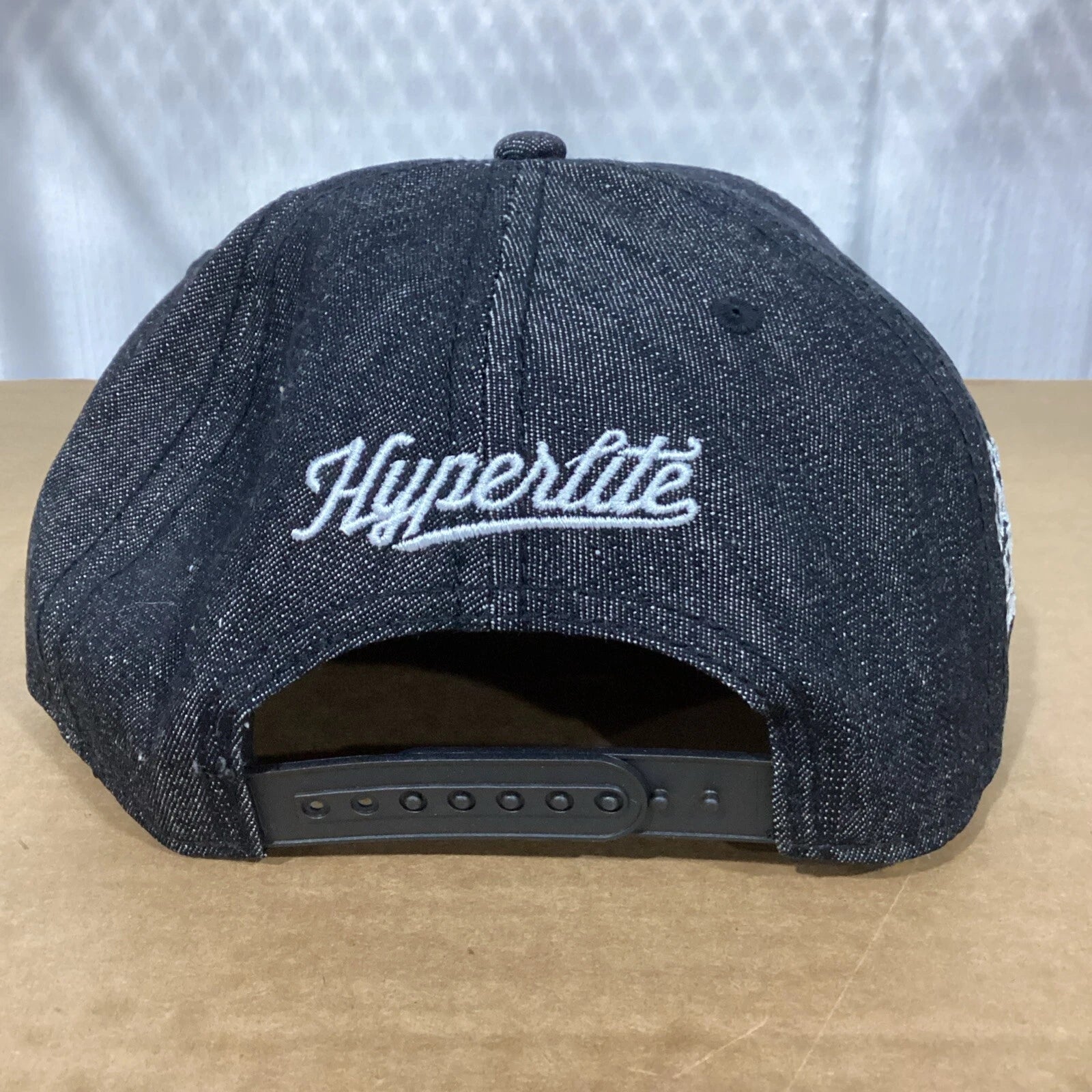 Hyperlite Voyager Hat for Universal Fit (OSFA) - Black with White Lettering