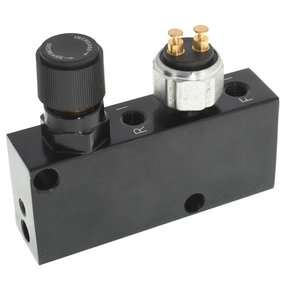 Adjustable Proportioning Valve with Distribution Block for