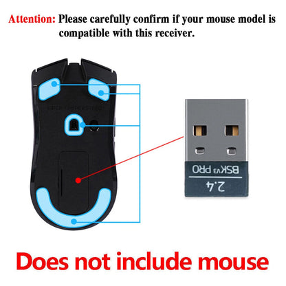 2.4G USB Dongle Receiver for Razer Basilisk V3 Pro (2023)