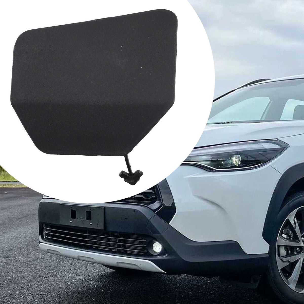 ABS Black Plate Cap for Toyota Corolla Cross (2022)