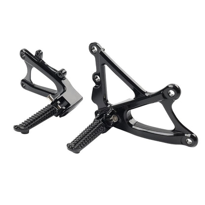 Front Aluminum Footrest Bracket for Yamaha YZF R1 (2009–2014) Black