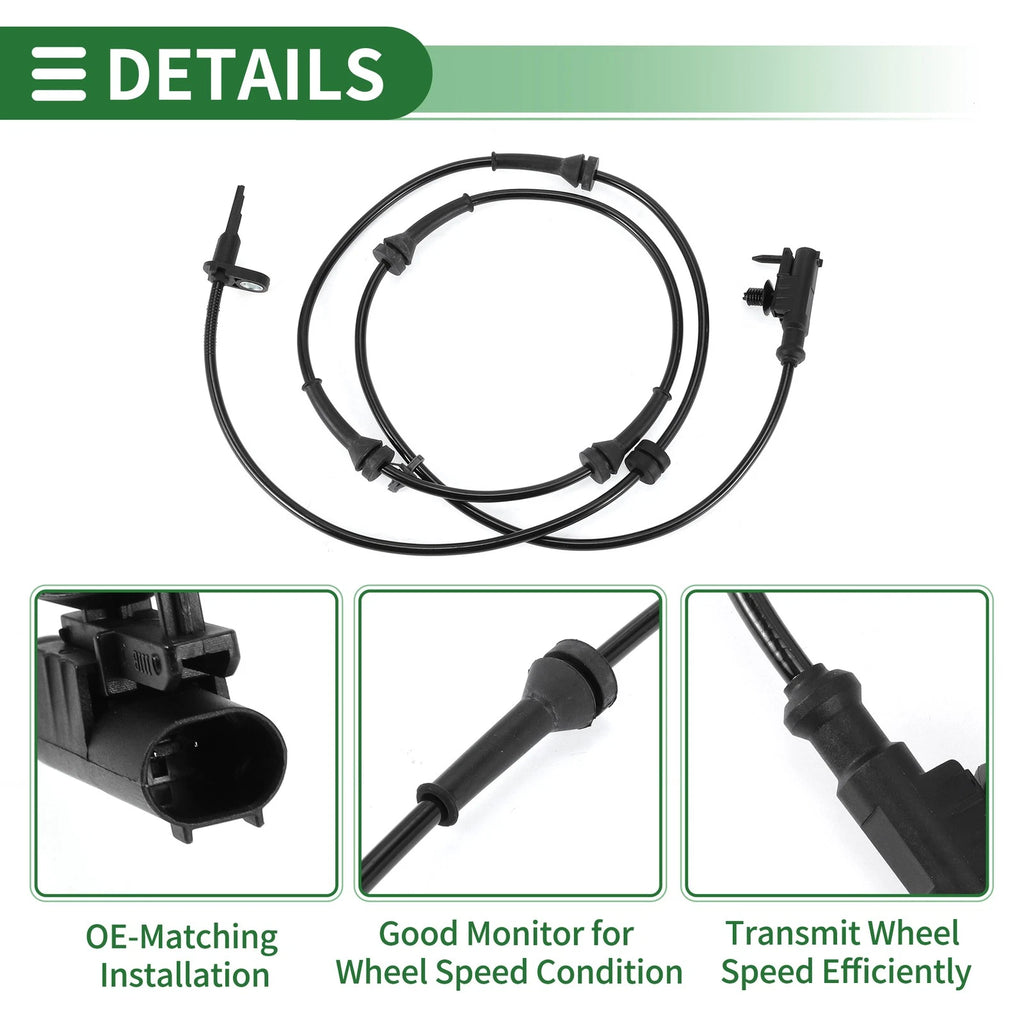 ABS Wheel Speed Sensor No. 479101WW0A for Infiniti FX35 (2008–2010) Front Left Right