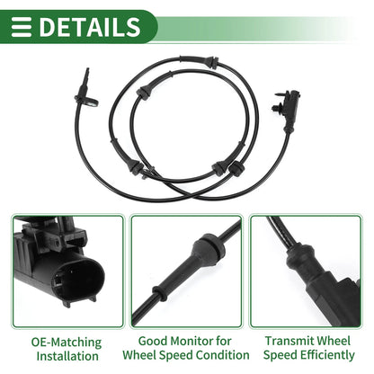 ABS Wheel Speed Sensor No. 479101WW0A for Infiniti FX35 (2008–2010) Front Left Right