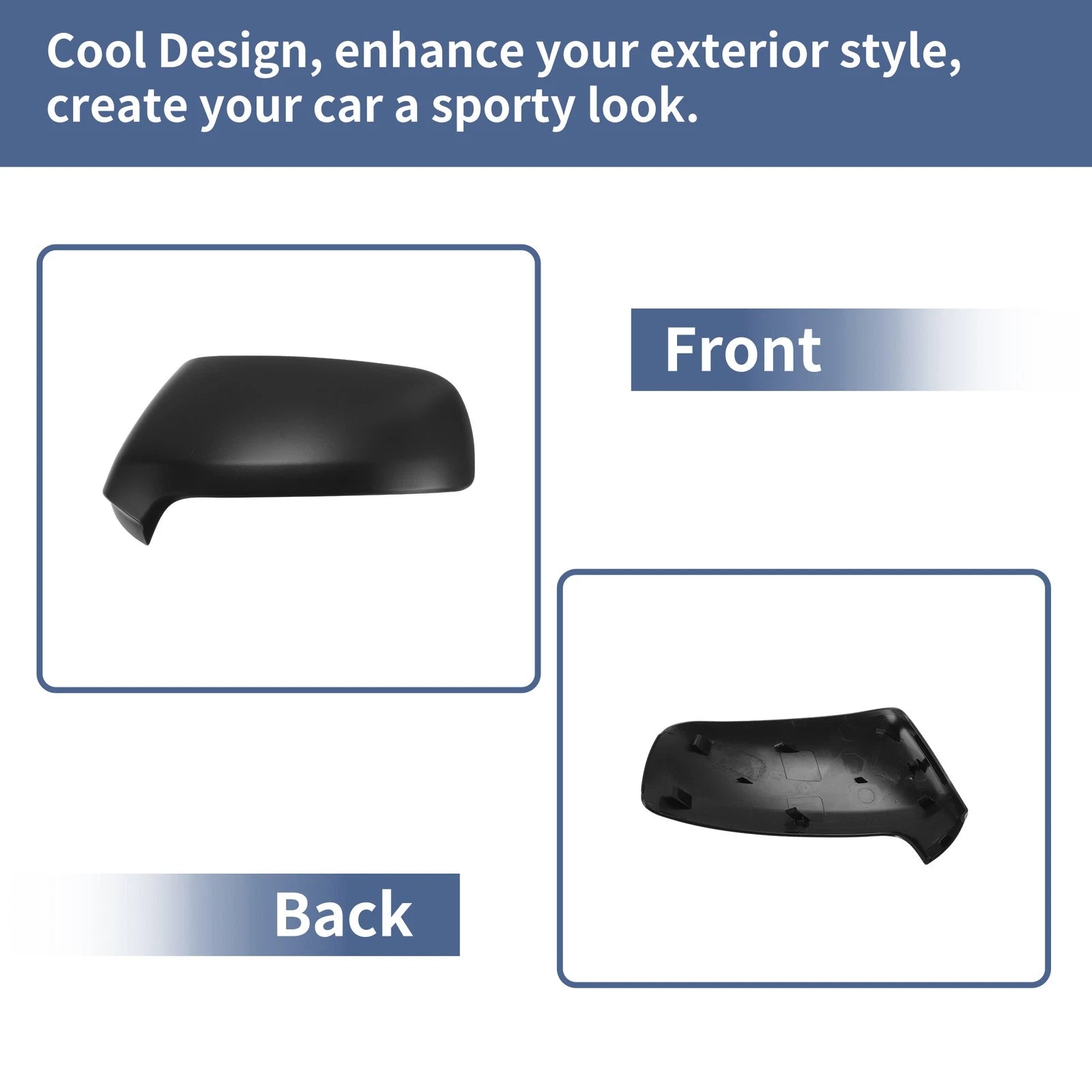 Left Passenger Side Mirror Cover Cap for Citroen C3 Picasso (2009–2017)