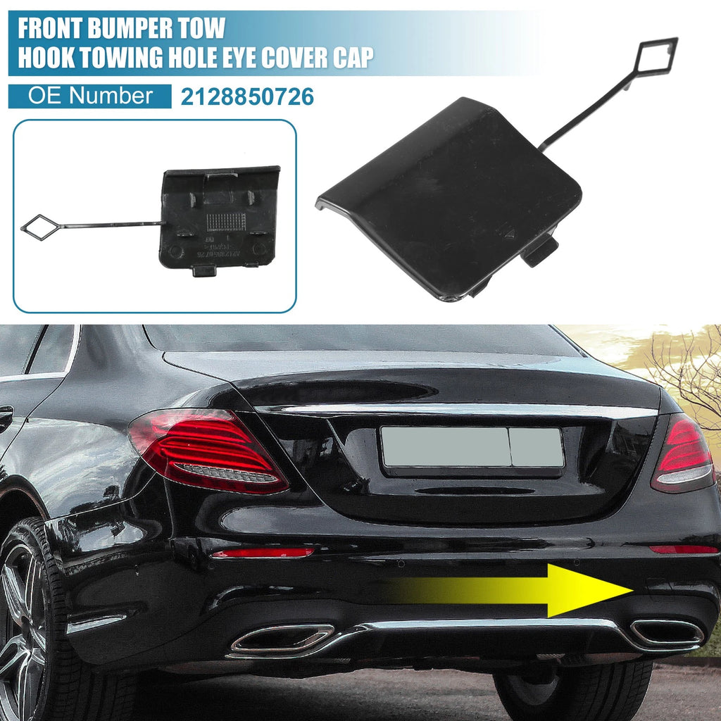 Rear Tow Hook Cover Replacement for Mercedes E Class Sedan (2010–2016)