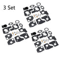 Set of 3 Carburetor Repair Kits for B&S 3HP 4HP 5HP Engines (495606 494624)