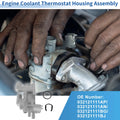 Engine Coolant Thermostat Housing Assembly Replacement for Volkswagen Lupo (2003–2006)