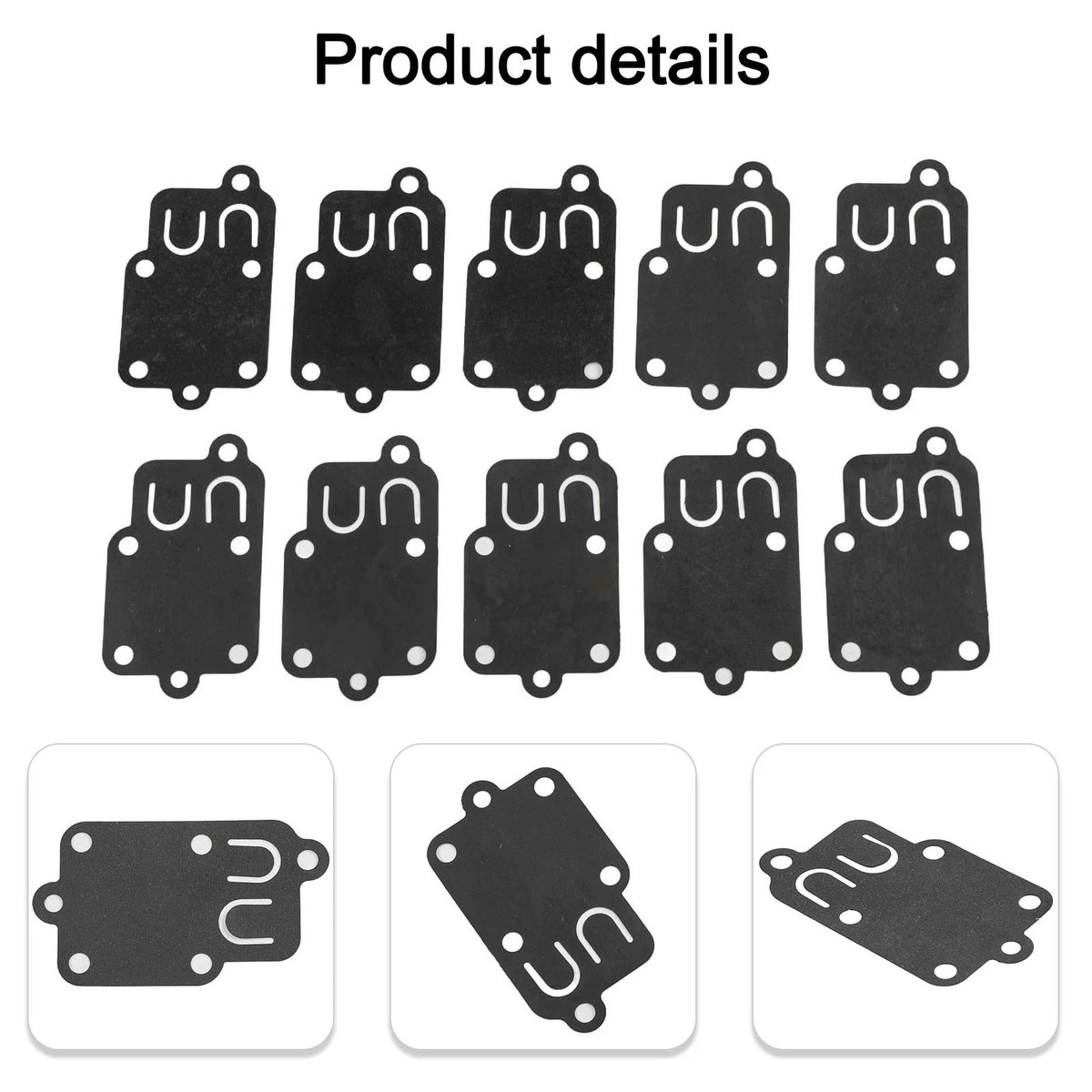 10X Pulsa Jet Carburetor Diaphragm for Garden Tool (270026, 272538)