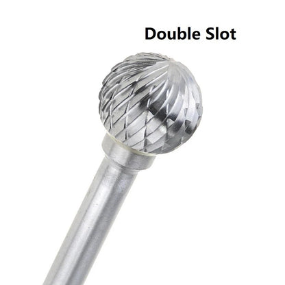 12mm Silver Double Groove Rotary Routing Tool for Chamfering