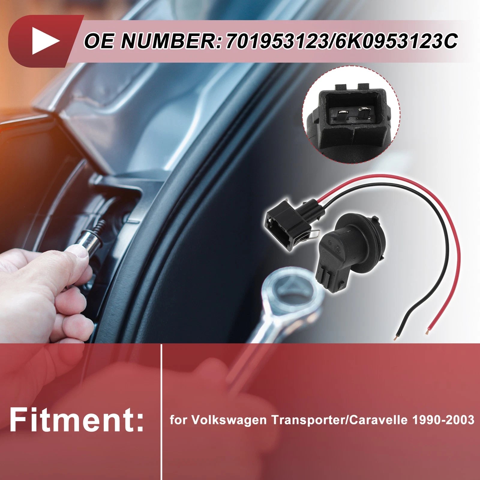 Turn Signal Light Socket Wiring Replacement for Volkswagen Transporter (1990–2003)