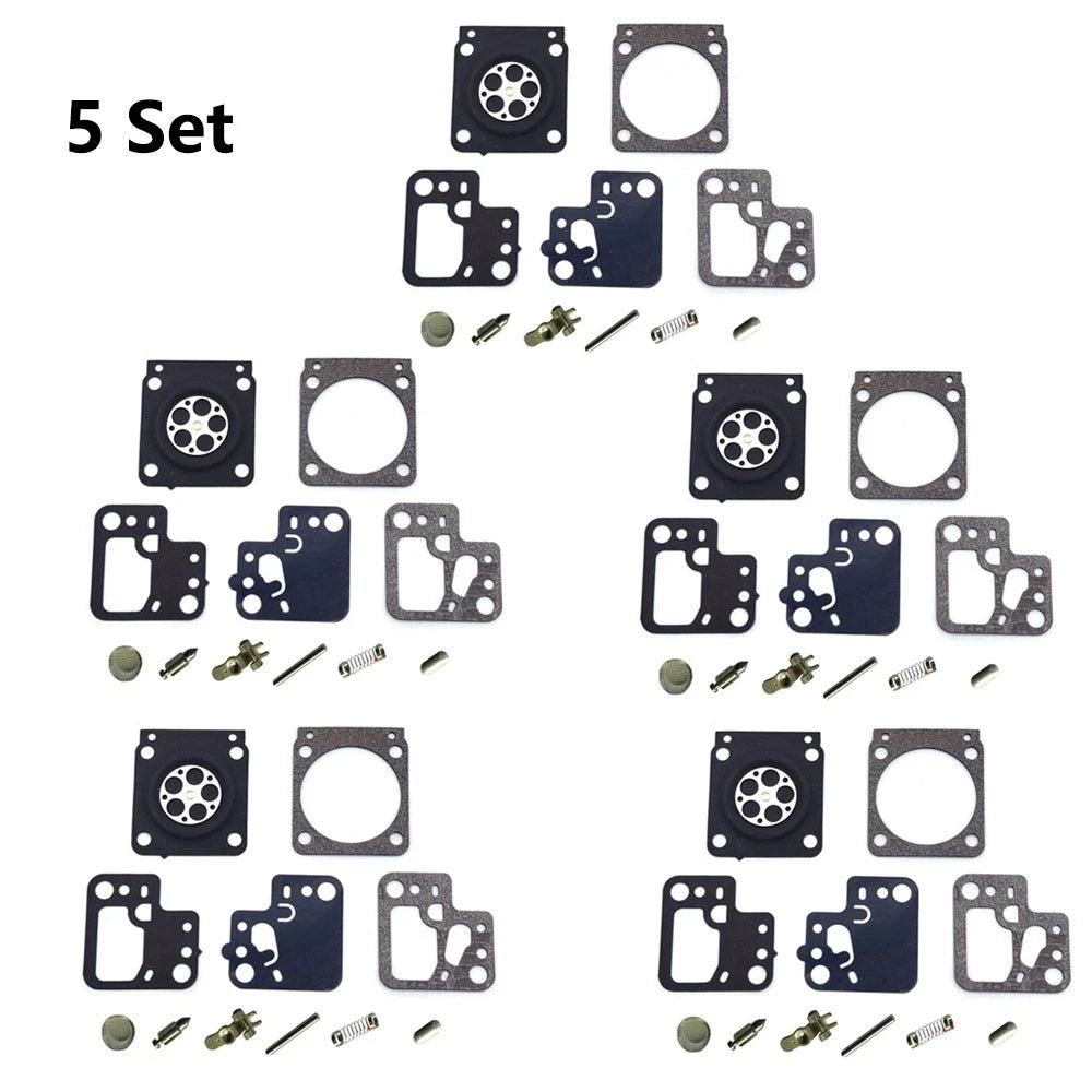 Set of 5 Carburetor Rebuild Kits for Stihl HS46 HS56 (ZAMA RB-243)