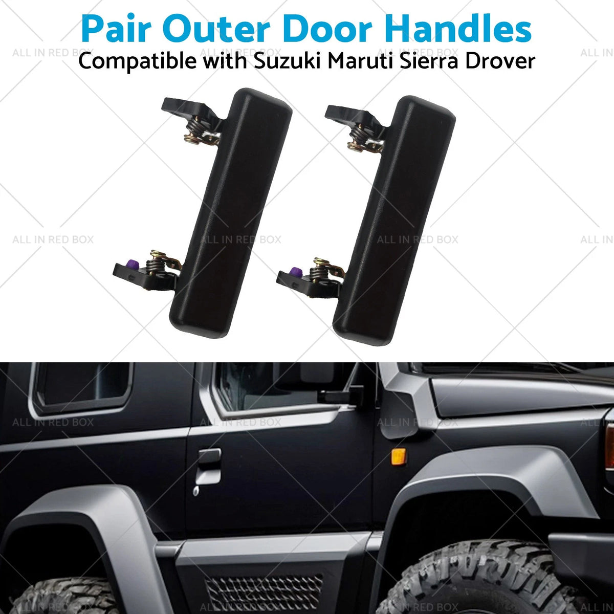 2X Outer Door Handles for Suzuki Maruti Sierra (1981–1999)