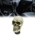 Universal White Evil Skull Manual Shifter Gear Shift Knob Cover