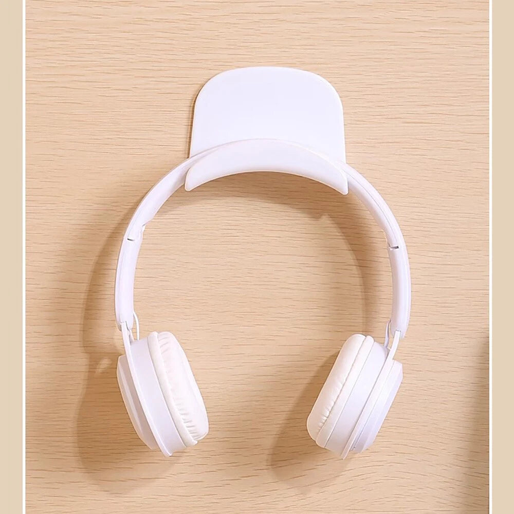 Adhesive Headphone Holder Hook Mount, Headset Stand Holder Clip Under Desk