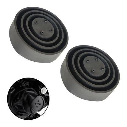 2X Rubber Seal Cap Dust Cover for Car Headlight LED HID Xenon Kit (55-95mm)