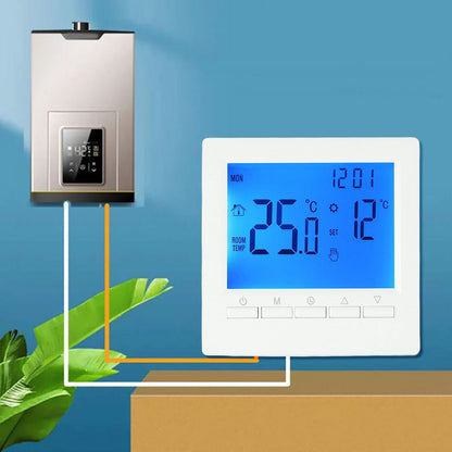 Digital Programmable Thermostat for Room Heating Control