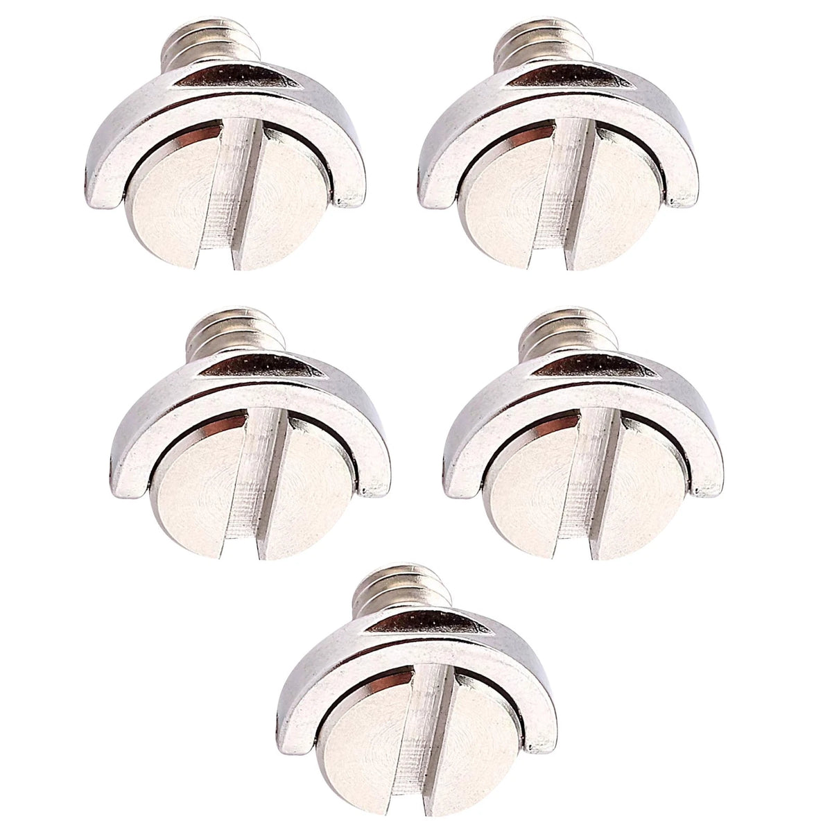 Set of 5 D-Ring Quick Release Plates for Camera Tripods