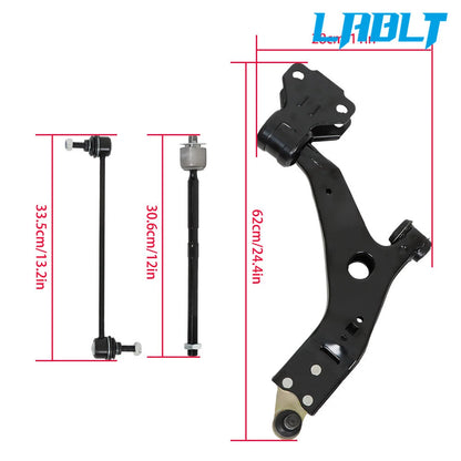 Front Lower Control Arm Tie Rod End Sway Bar for Ford Escape (2014–2018)