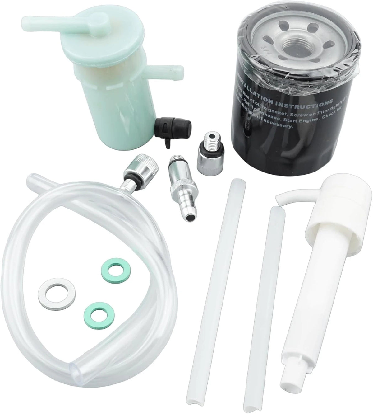 Outboard Oil Change Filter Kit for Suzuki 150 175 HP Fuel Filter 15410-96J00