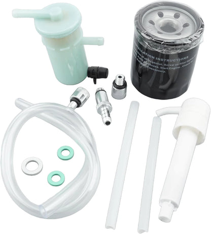 Outboard Oil Change Filter Kit for Suzuki 150 175 HP Fuel Filter 15410-96J00