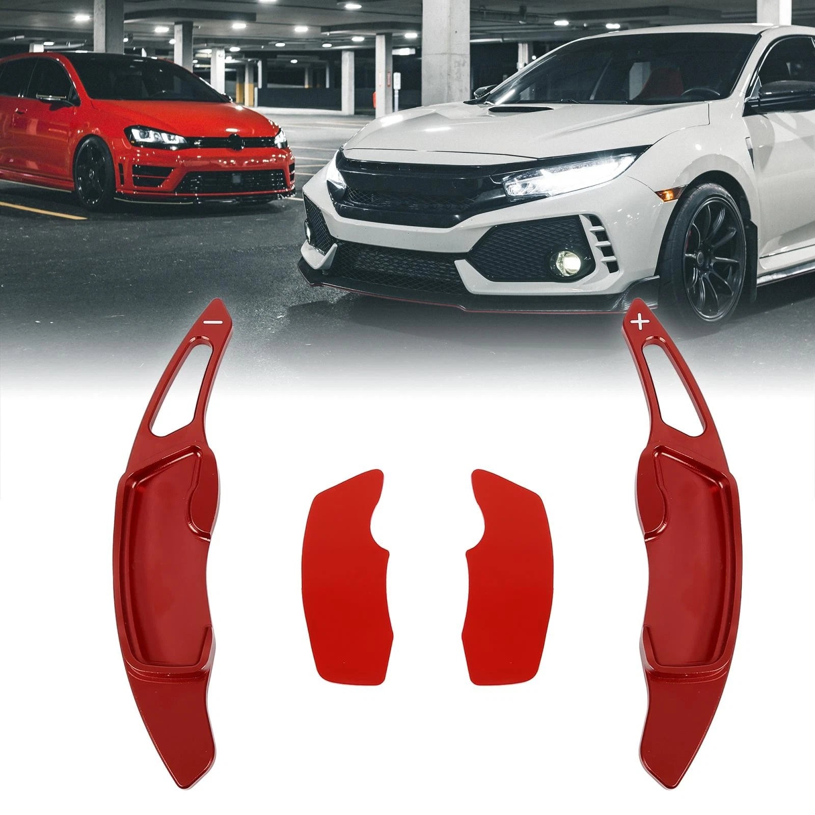 Aluminum Alloy Red Steering Wheel Shift Paddle for Subaru BRZ Forester (2013–2023)