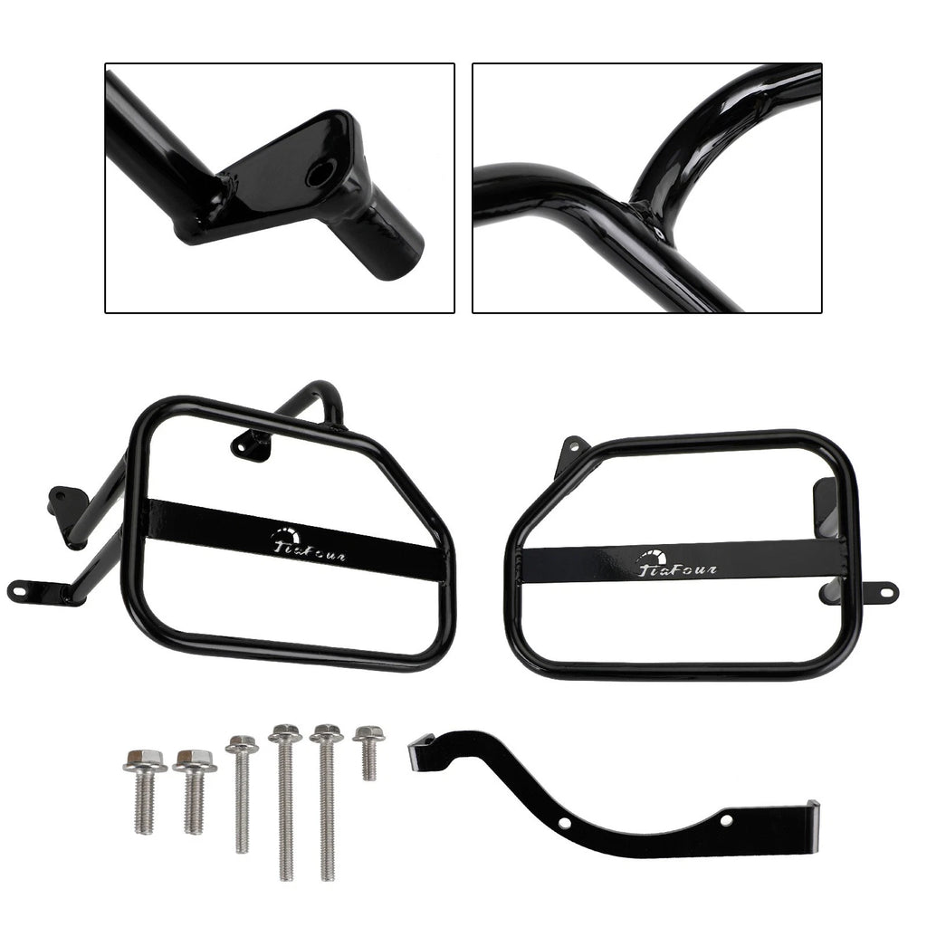 Side Saddle Bag Mounting Bracket for Honda CT125 (2020–2023) Black