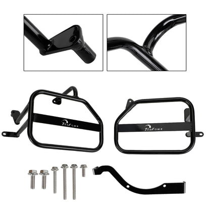 Side Saddle Bag Mounting Bracket for Honda CT125 (2020–2023) Black