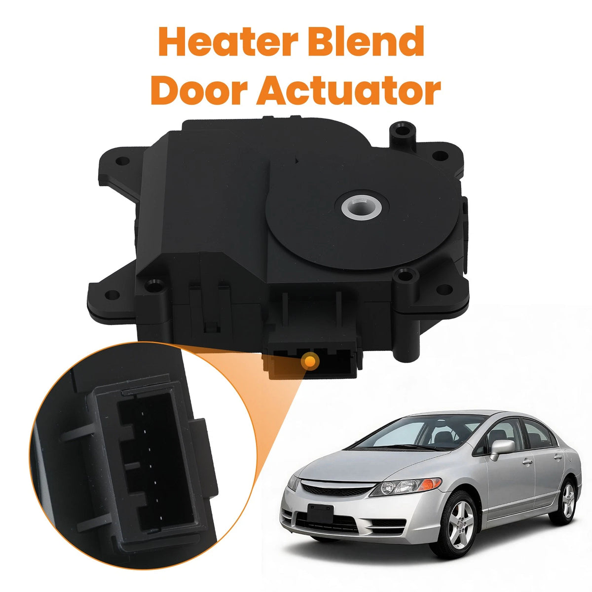 HVAC Heater Blend Door Actuator for Honda Civic (2006–2011) 604-879