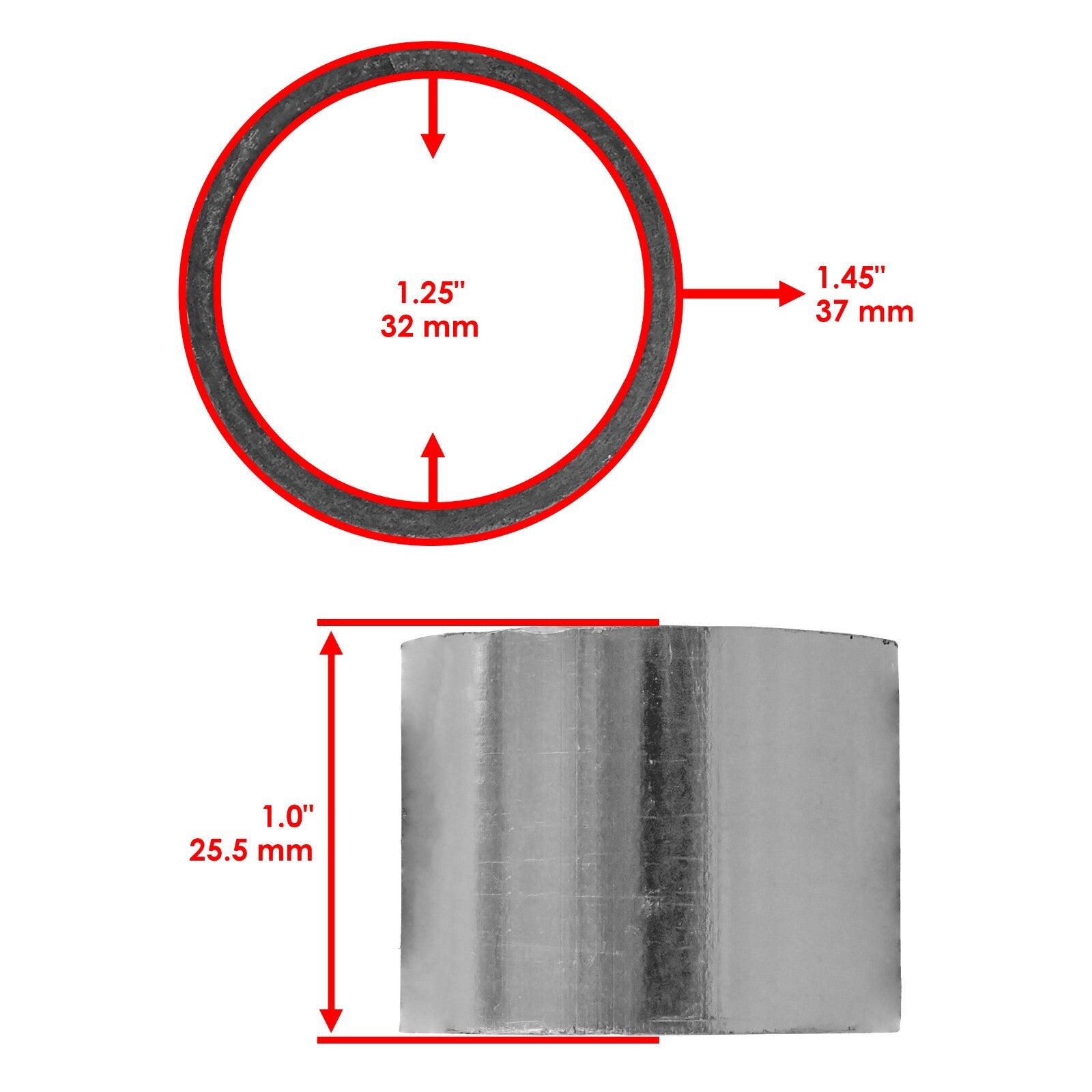 Exhaust Muffler and Gasket Replacement for Kawasaki ATV (2000–2022)